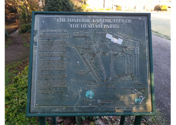 Hexham parks map